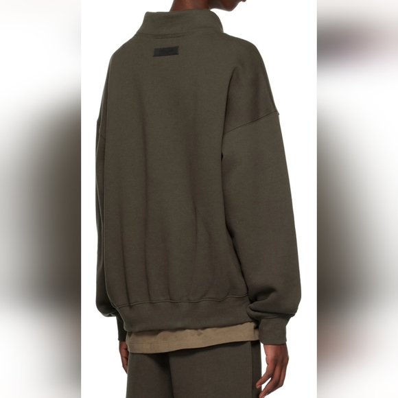 Essentials fear of God gray mock sweatshirt. - Picture 4 of 8